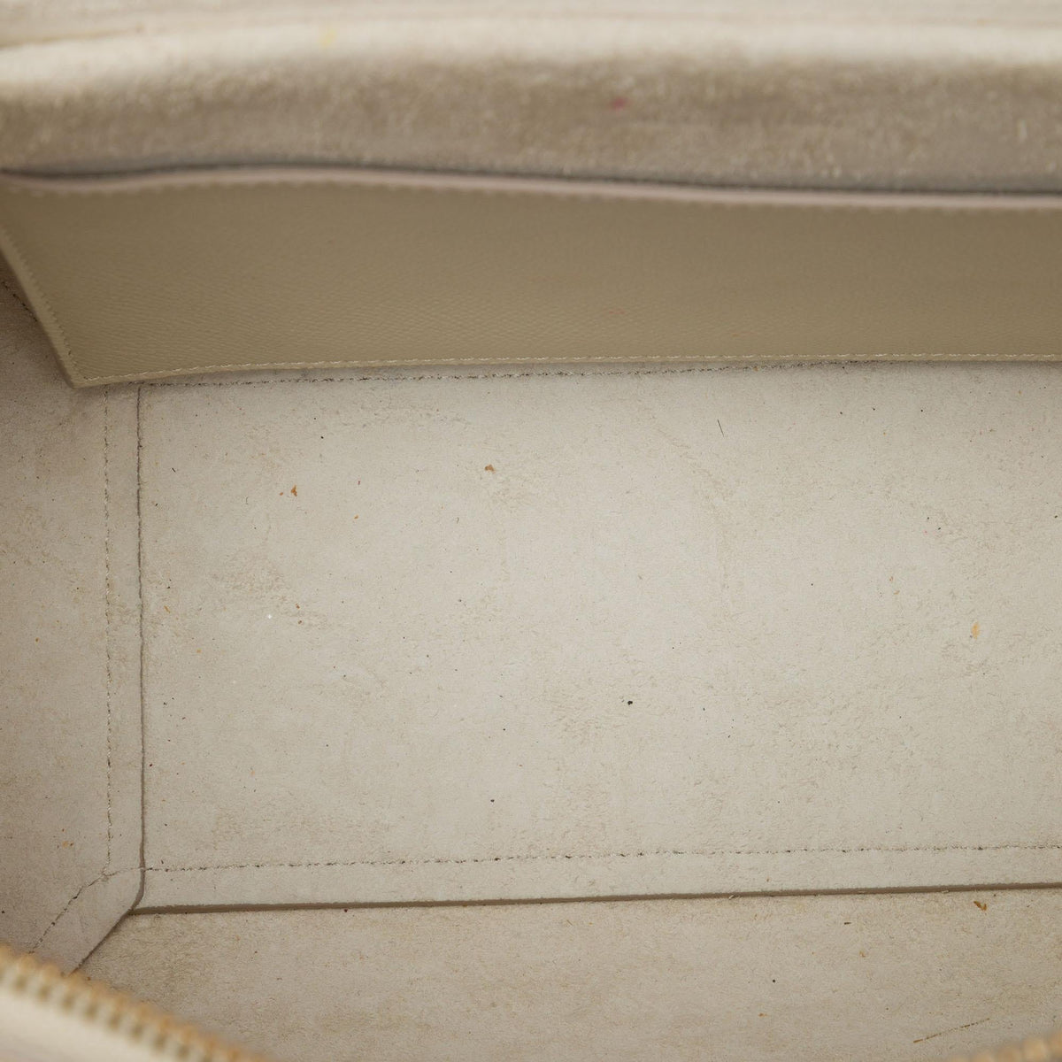 Celine Micro Grained Calfskin Belt Bag - Beige
