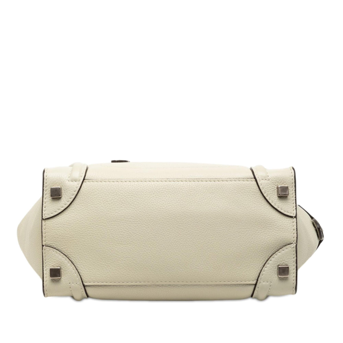Celine Micro Leather Luggage Tote Bag - Brown