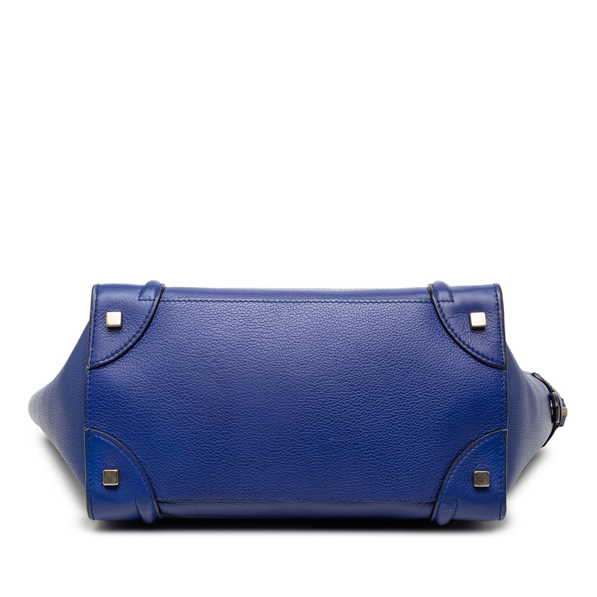 Celine Mini Calfskin Luggage Tote Bag - Blue