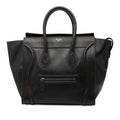 Celine Mini Calfskin Luggage Tote Bag - Black
