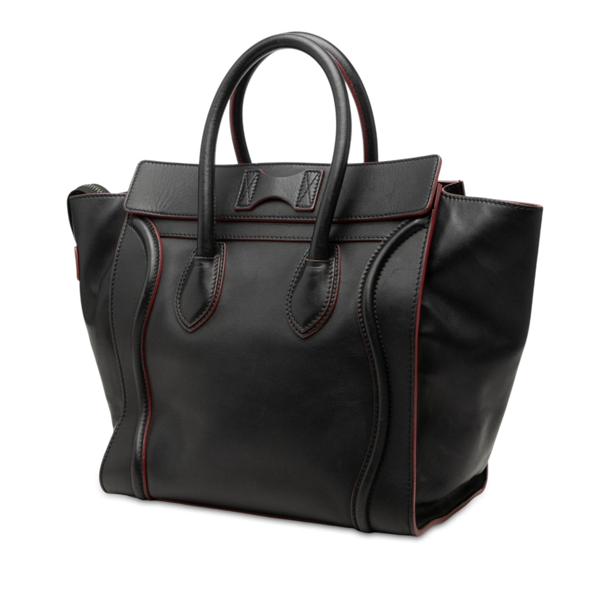 Celine Mini Calfskin Luggage Tote Bag - Black