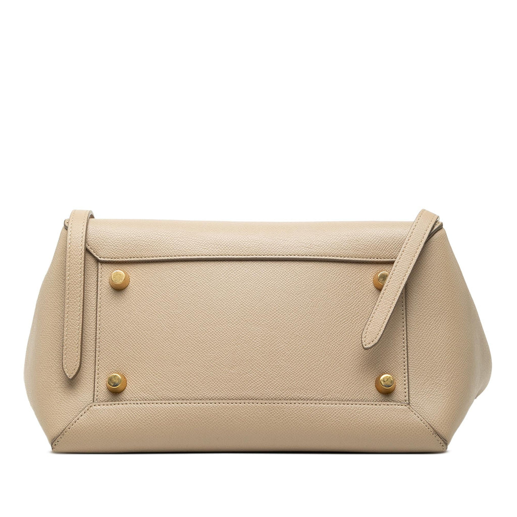 Celine Mini Grained Calfskin Belt Bag - Beige