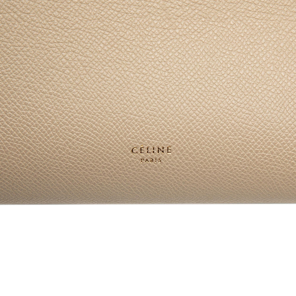 Celine Mini Grained Calfskin Belt Bag - Beige