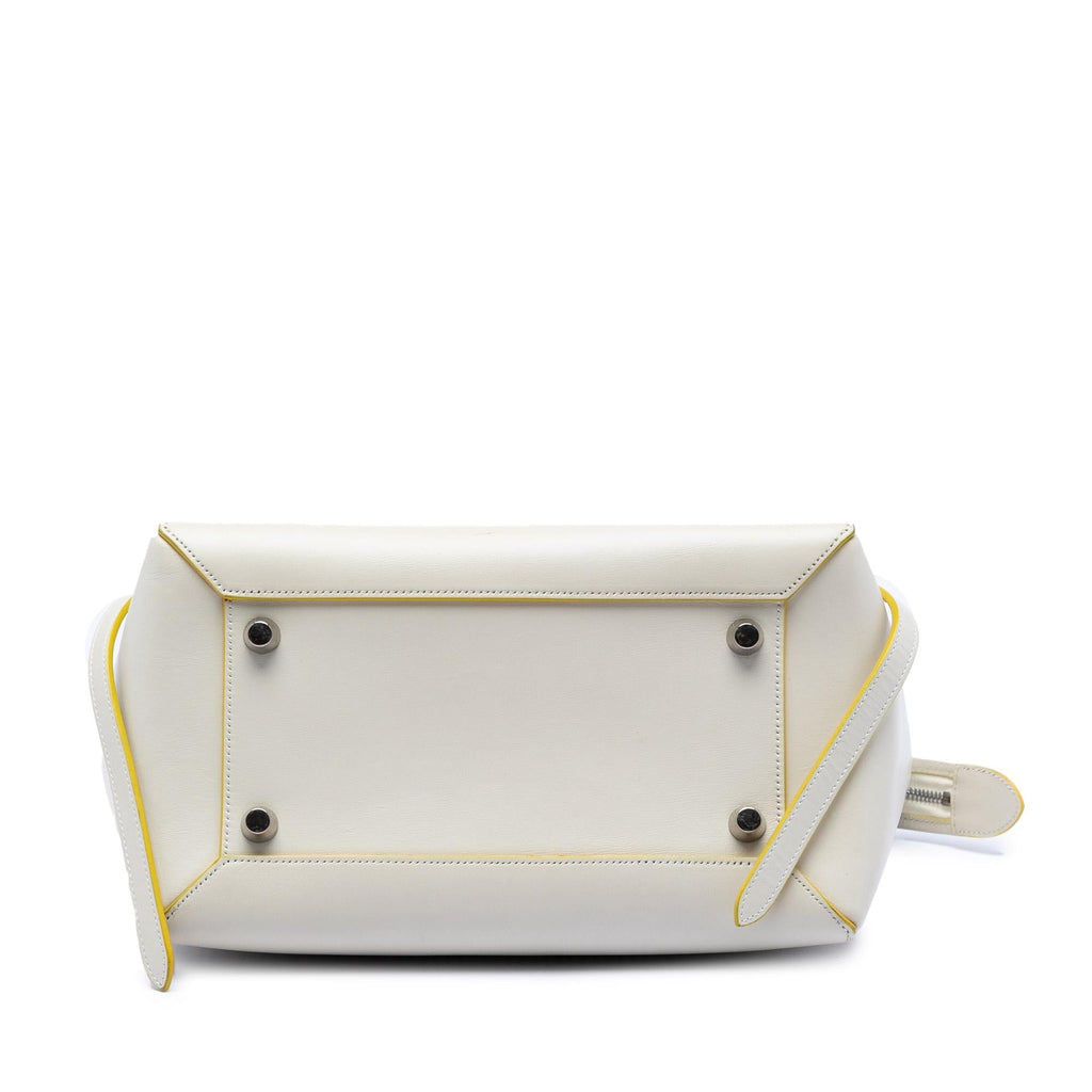 Celine Mini Smooth Calfskin Belt Bag - White