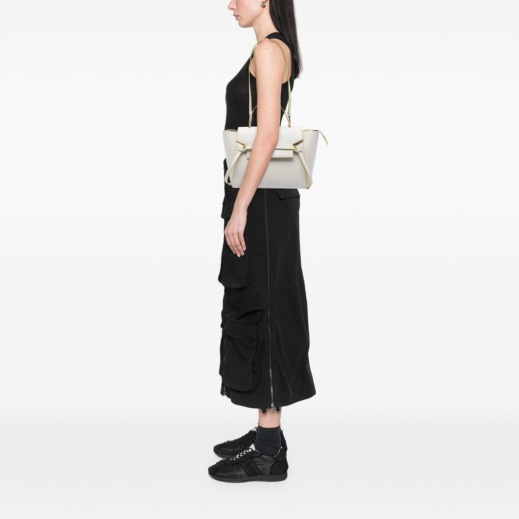 Celine Mini Smooth Calfskin Belt Bag - White