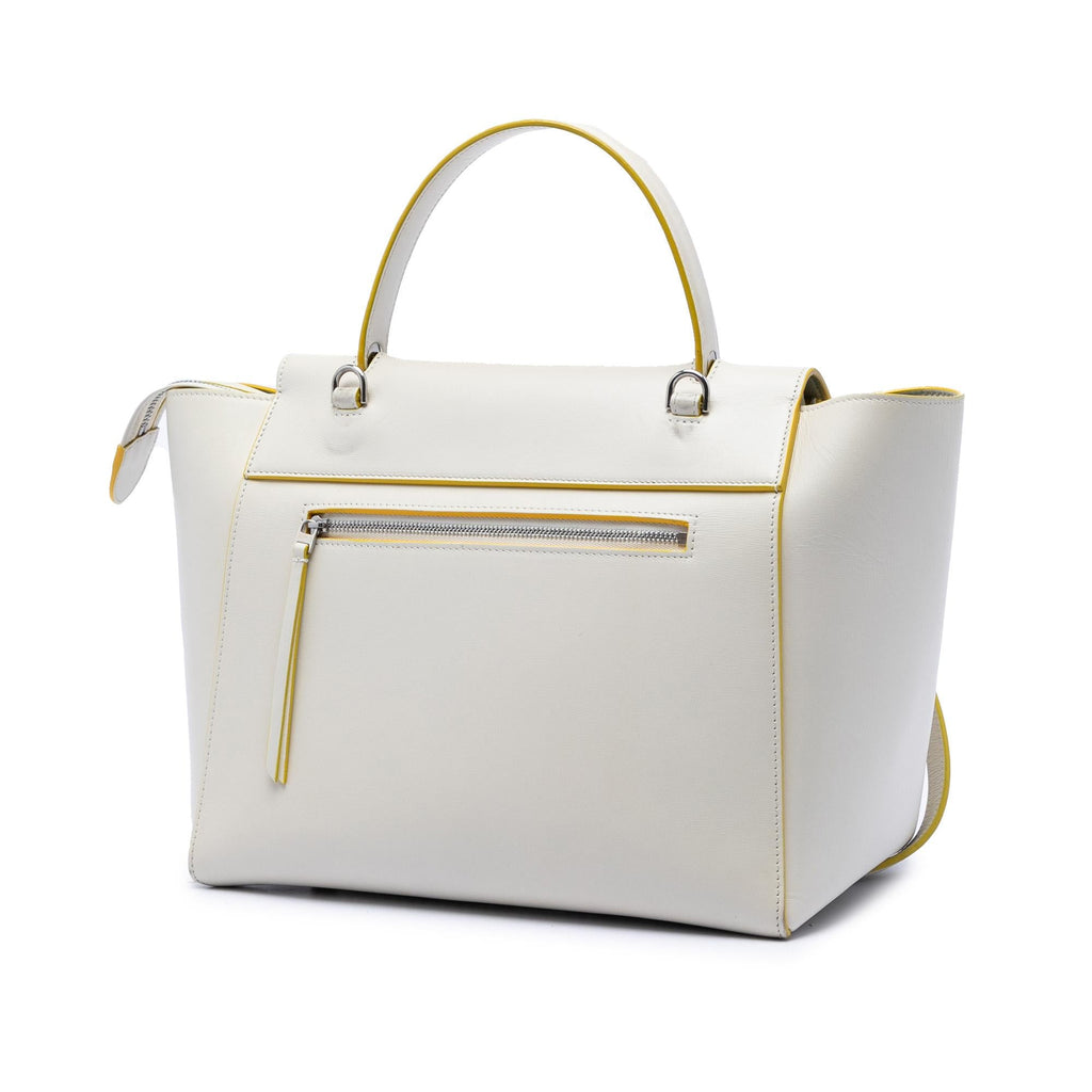 Celine Mini Smooth Calfskin Belt Bag - White