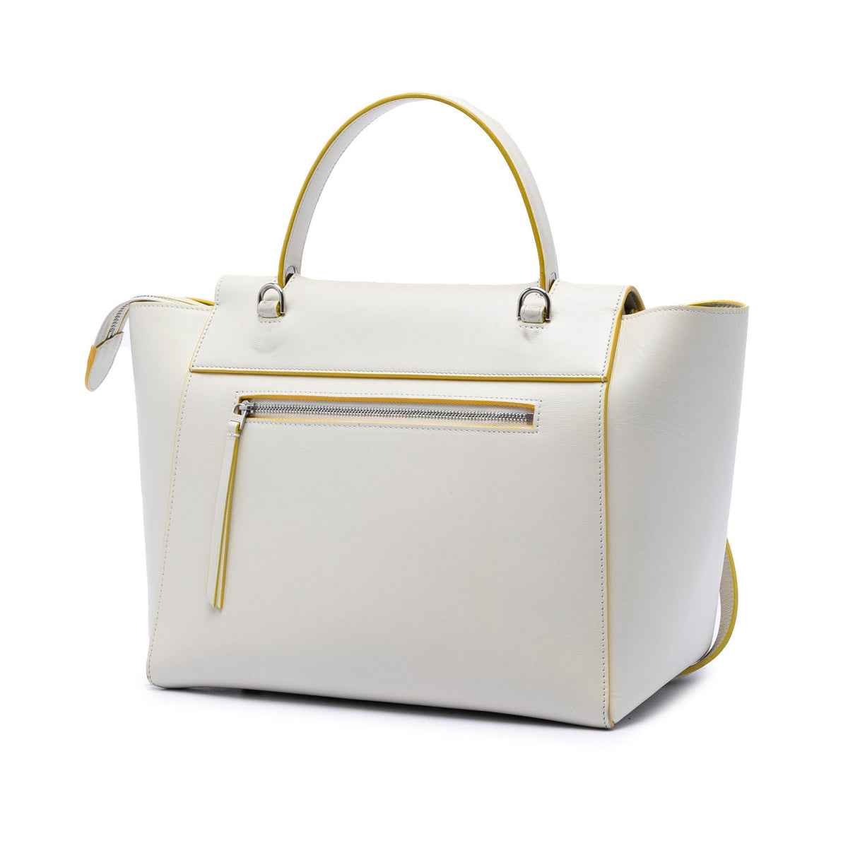 Celine Mini Smooth Calfskin Belt Bag - White