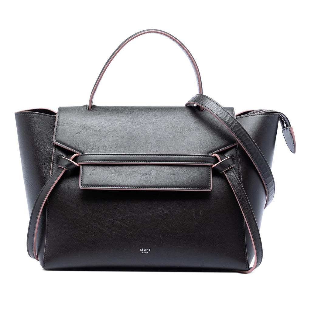 Celine Mini Smooth Calfskin Belt Bag - Black