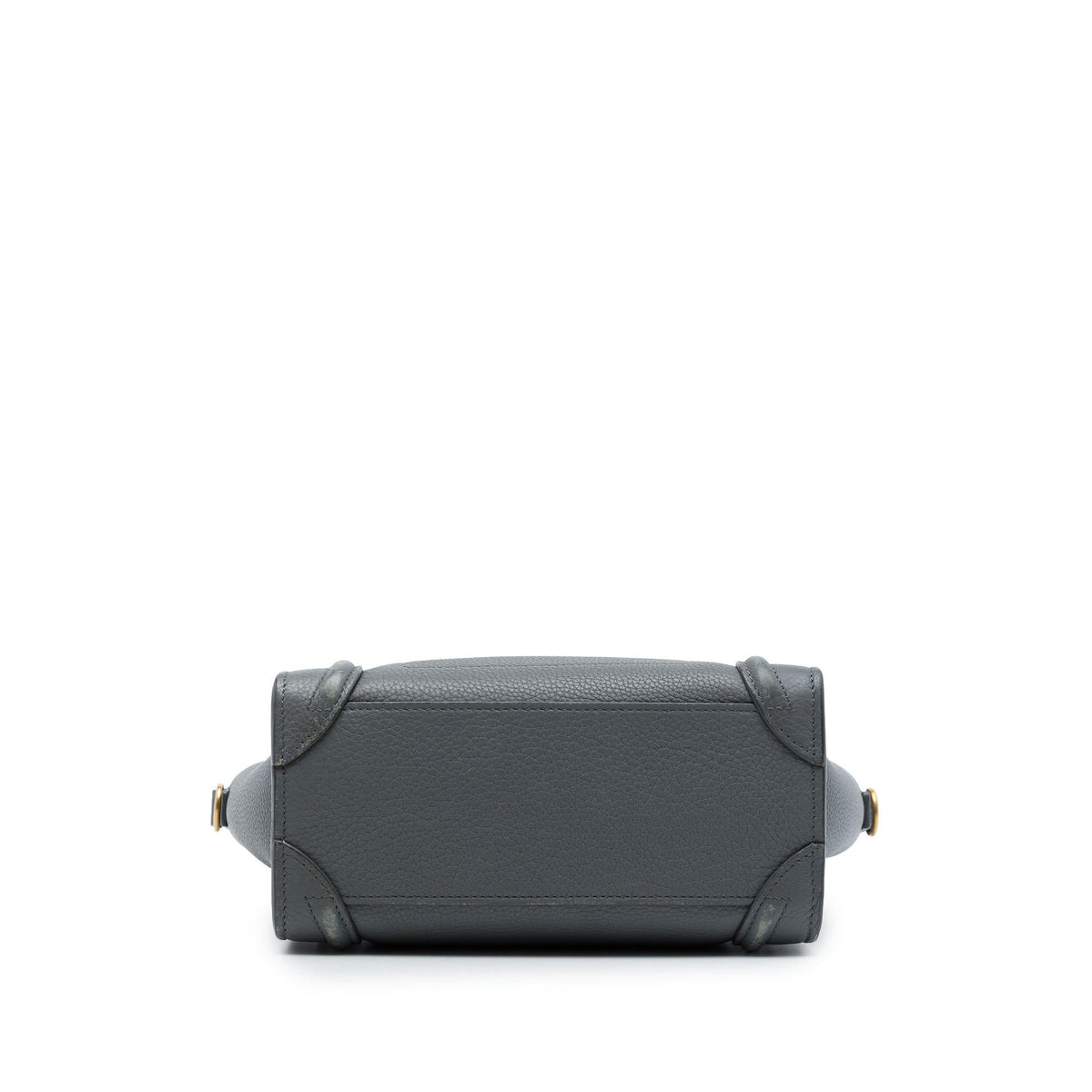 Celine Nano Grained Calfskin Luggage Tote Bag - Grey
