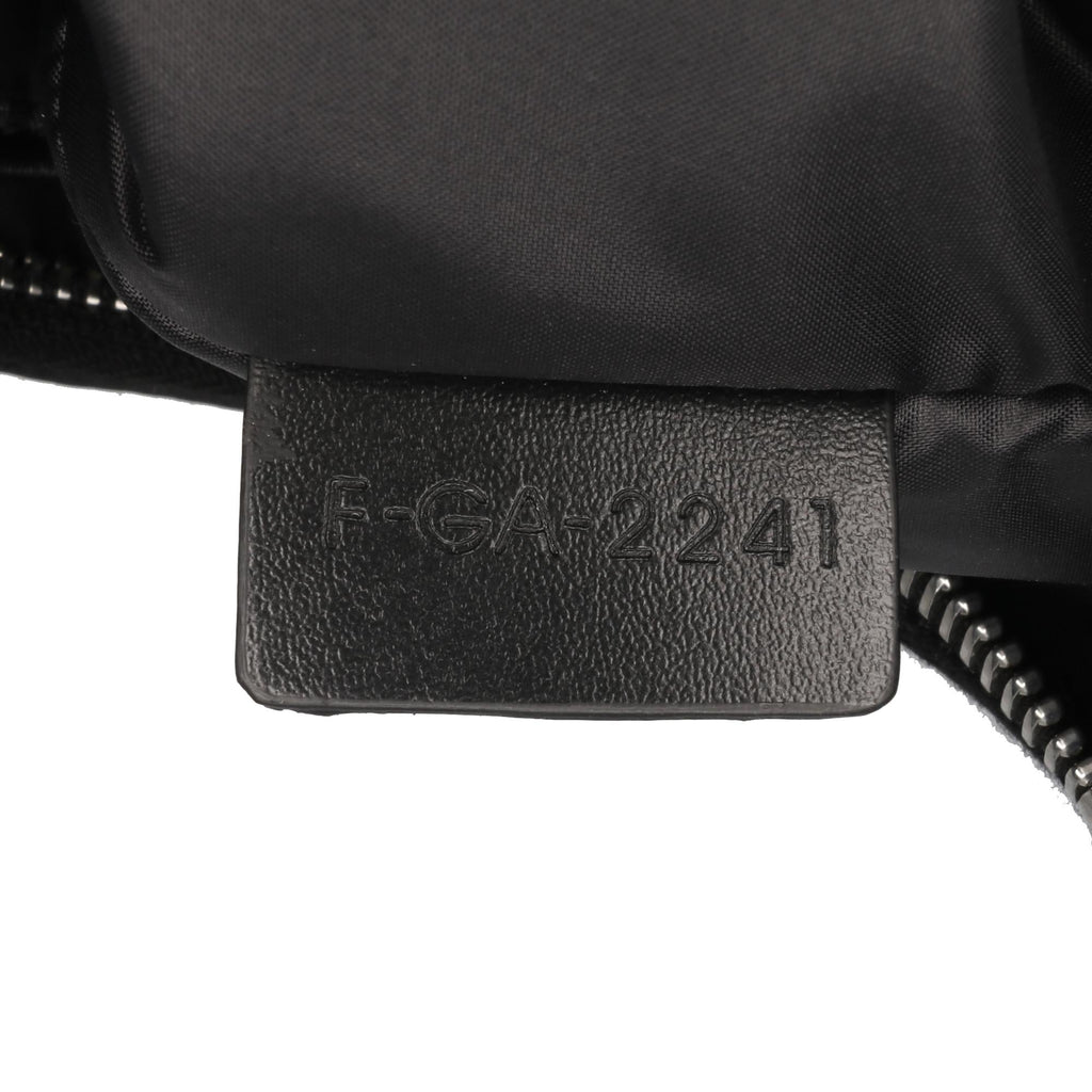 Celine Nylon Ava Shoulder Bag - Black