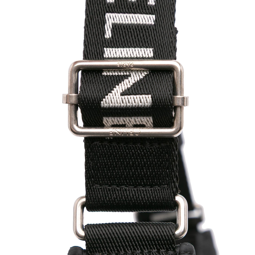 Celine Nylon Ava Shoulder Bag - Black