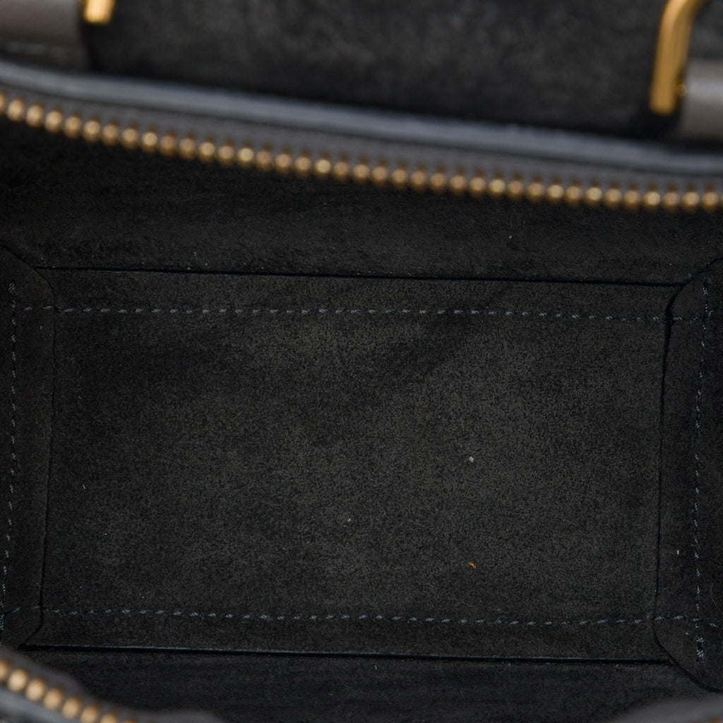 Celine Pico Grained Calfskin Belt Bag - Grey