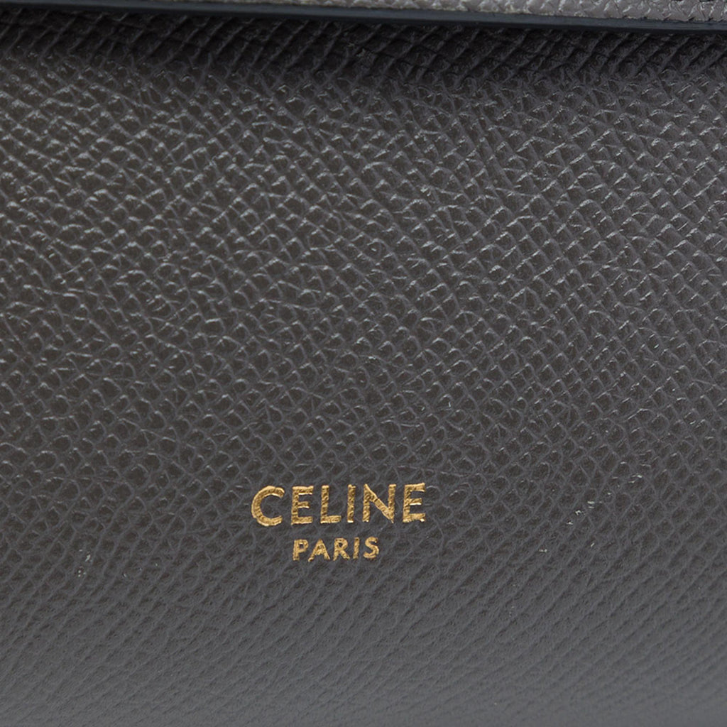 Celine Pico Grained Calfskin Belt Bag - Grey