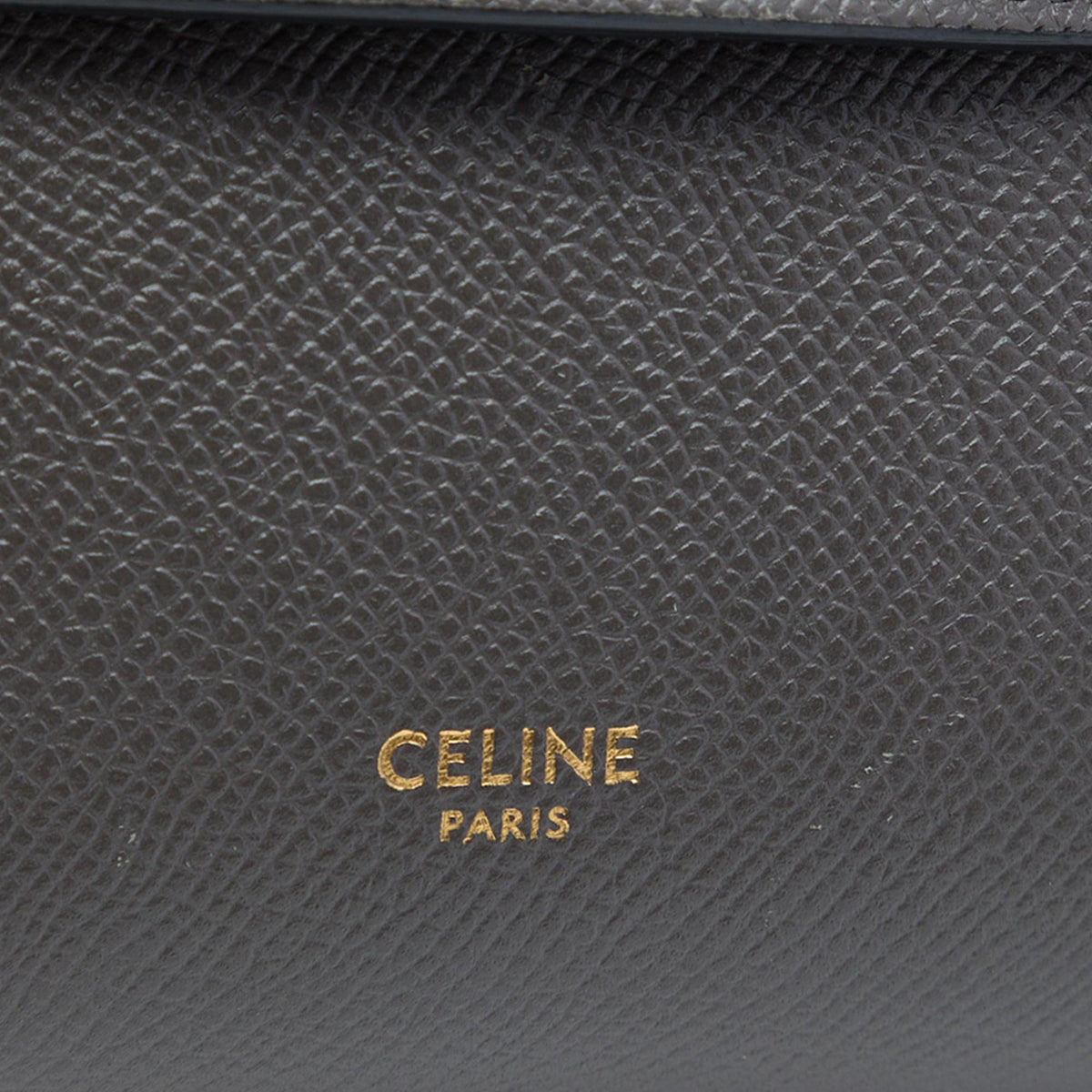 Celine Pico Grained Calfskin Belt Bag - Grey