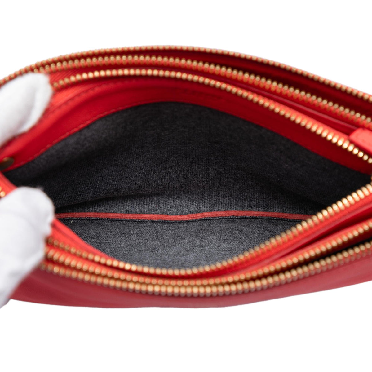 Celine Small Lambskin Trio Crossbody Bag - Pink