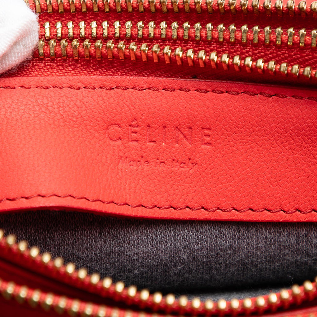 Celine Small Lambskin Trio Crossbody Bag - Pink
