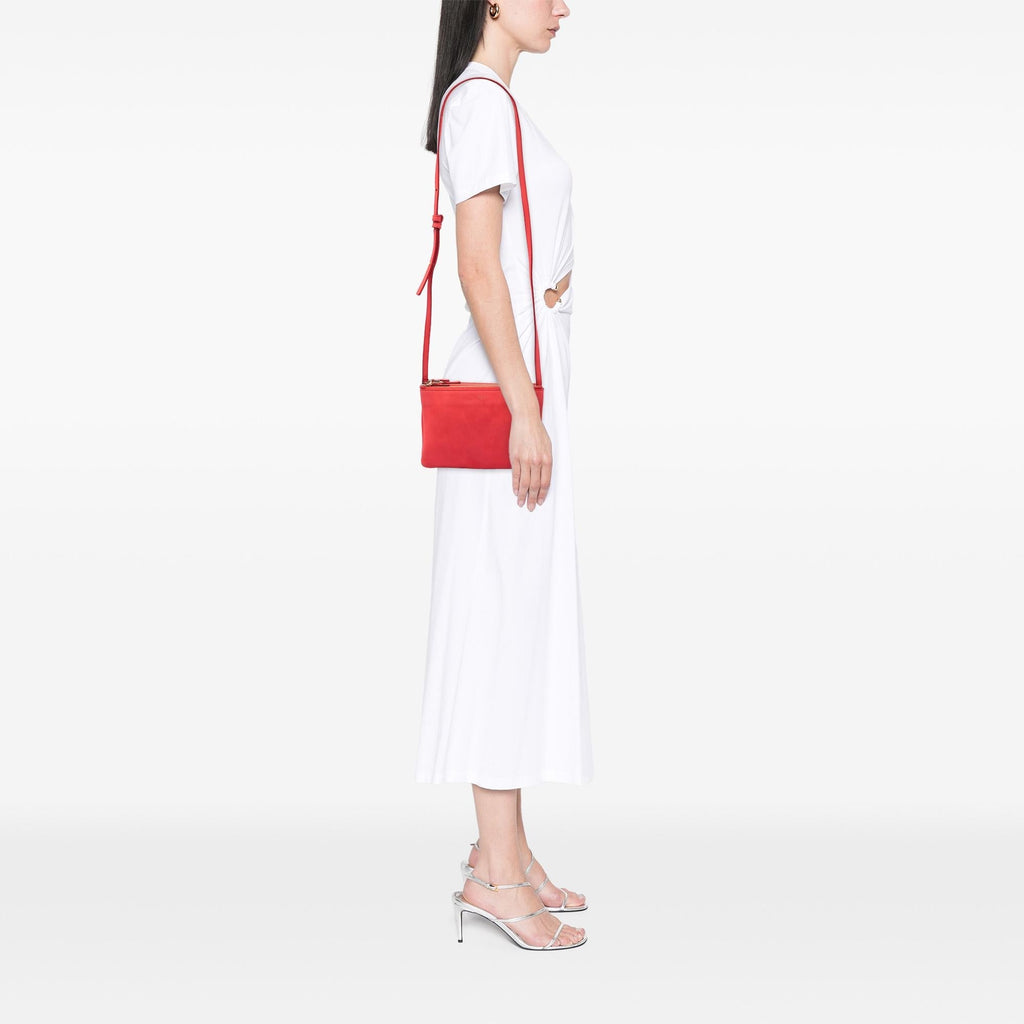 Celine Small Lambskin Trio Crossbody Bag - Pink