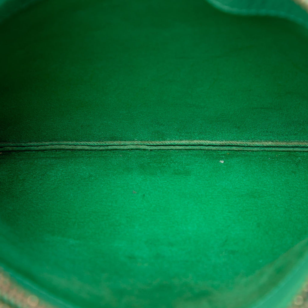 Celine Small Lambskin Trio Crossbody Bag - Green