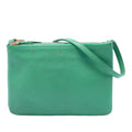 Celine Small Lambskin Trio Crossbody Bag - Green