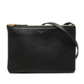 Celine Small Lambskin Trio Crossbody Bag - Black