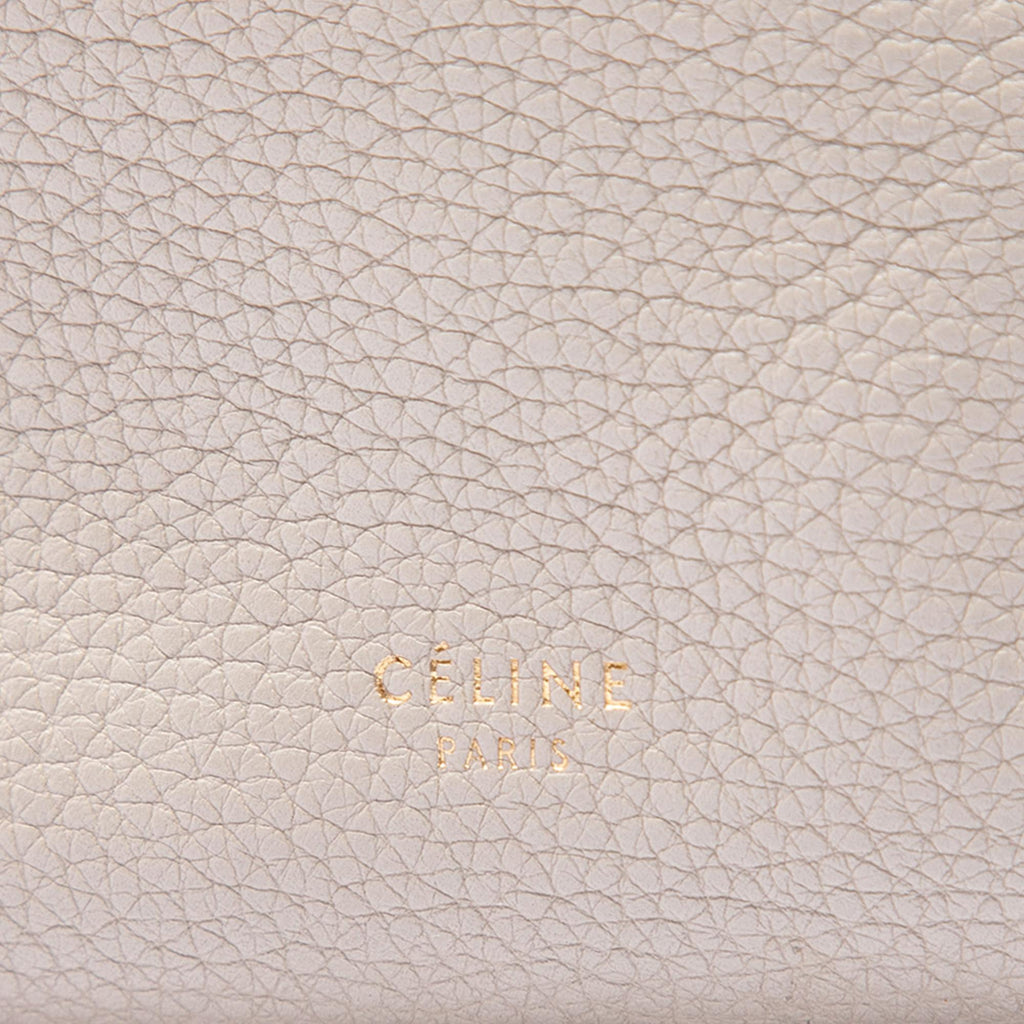 Celine Small Soft Grained Calfskin Seau Sangle Bucket Bag - Brown