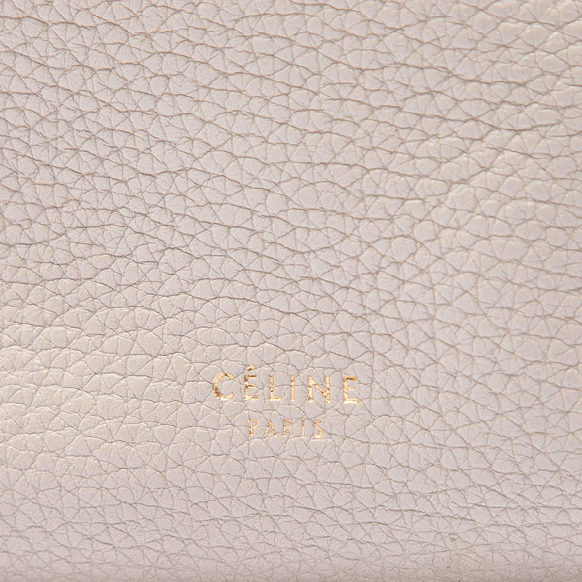 Celine Small Soft Grained Calfskin Seau Sangle Bucket Bag - Brown