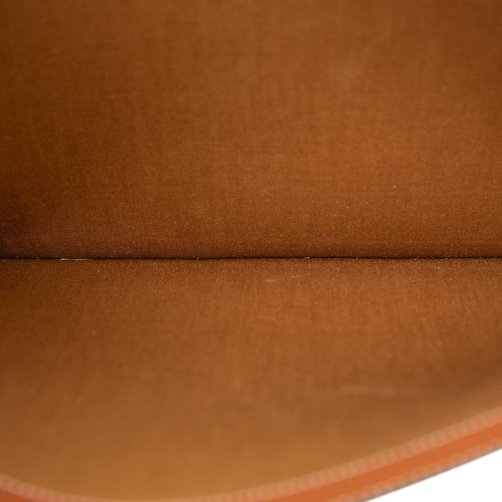 Celine Triomphe Coated Canvas Clutch - Brown