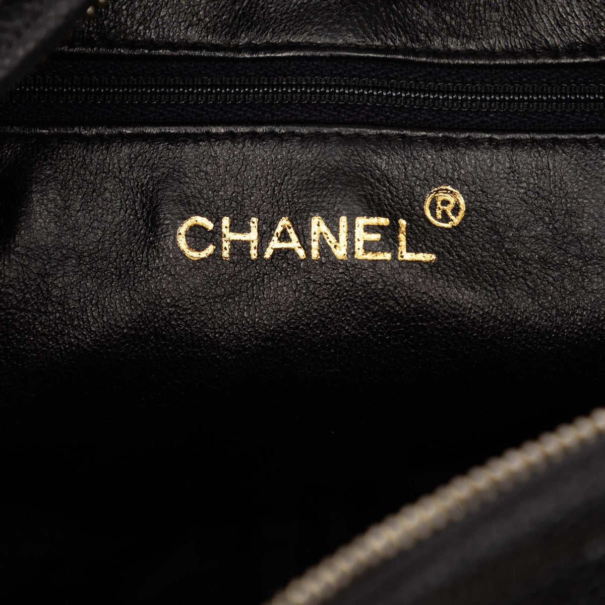 Chanel CC Caviar Front Pocket Bijoux Chain Camera Bag - Black