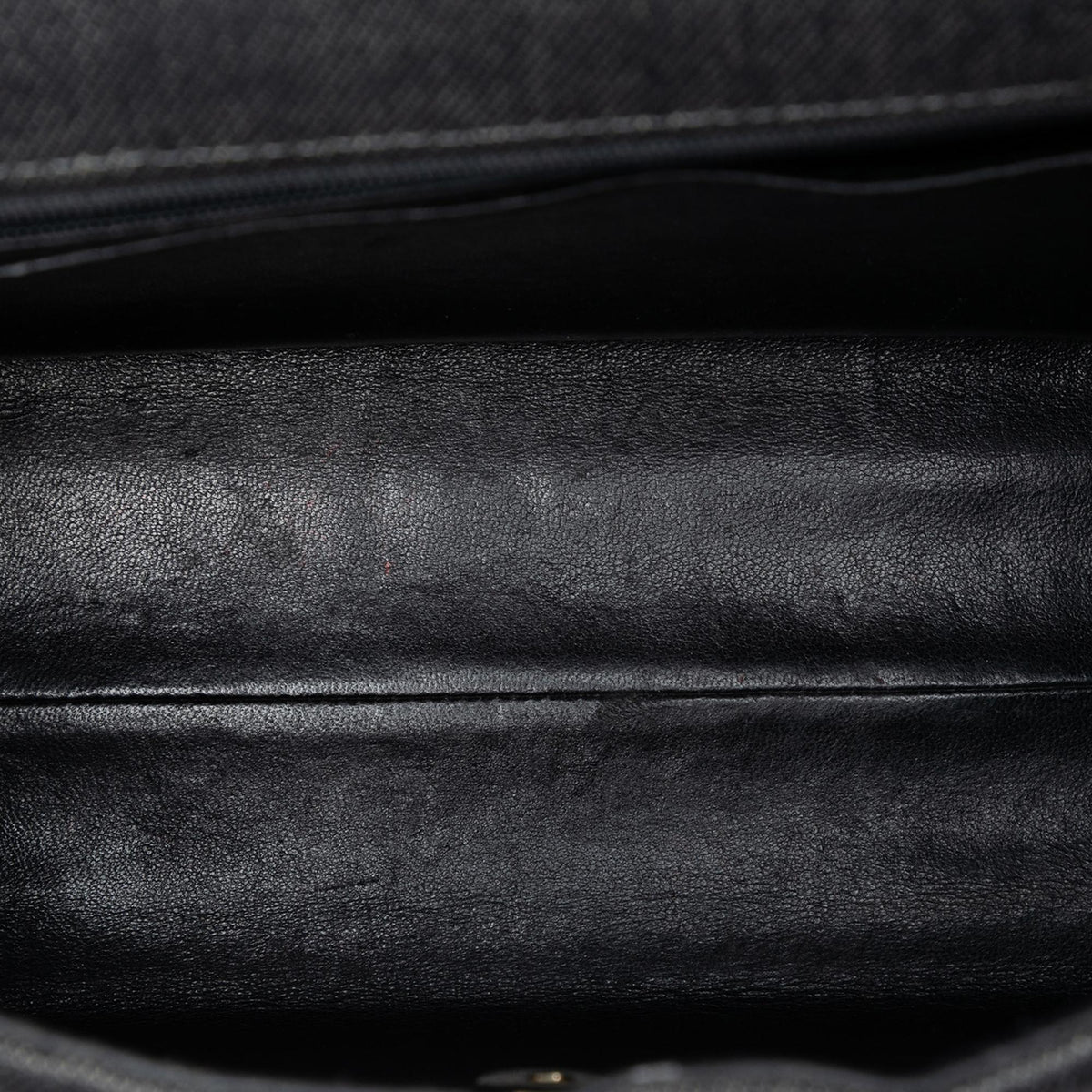 Chanel CC Denim Kelly Top Handle Bag - Black