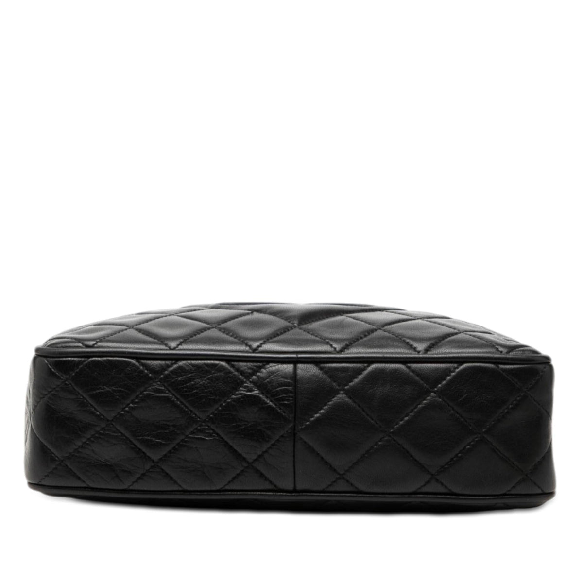 Chanel CC Quilted Lambskin Tassel Camera Bag - Black
