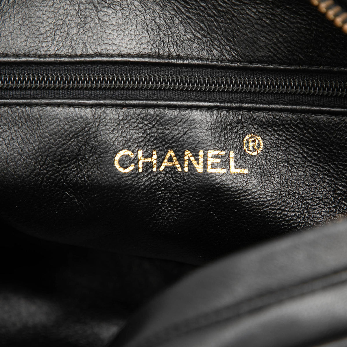 Chanel CC Quilted Lambskin Tassel Camera Bag - Black