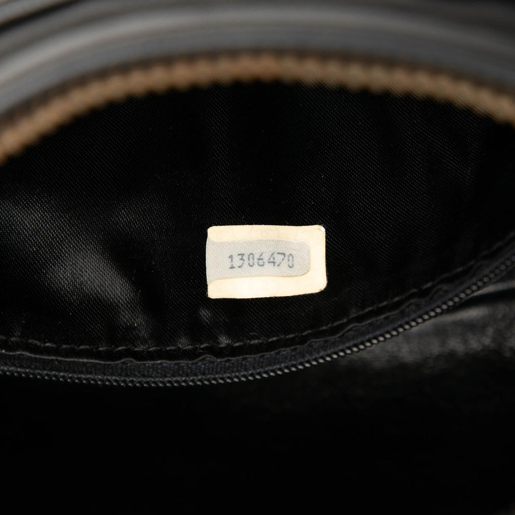 Chanel CC Quilted Lambskin Tassel Camera Bag - Black