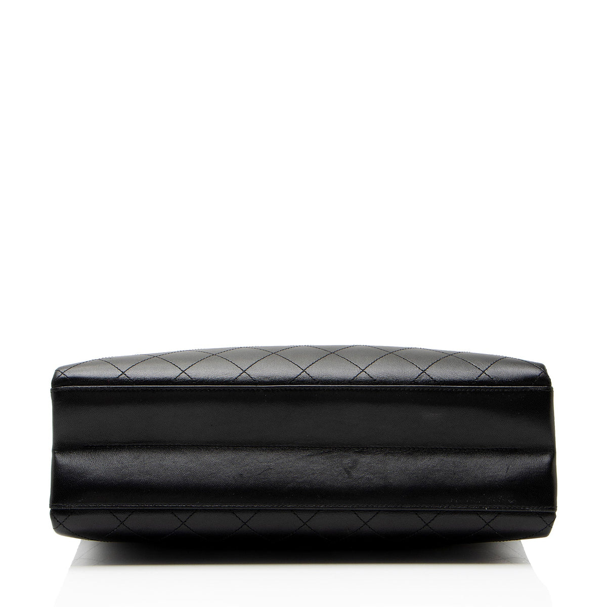 Chanel Calfskin Coco Luxe Large Shopping Tote Bag - Black