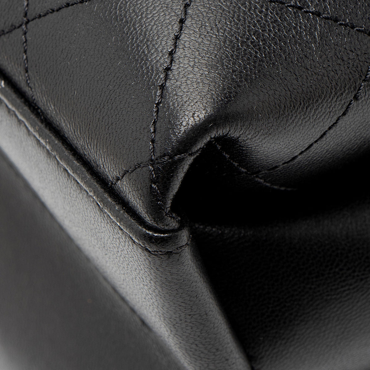 Chanel Calfskin Coco Luxe Large Shopping Tote Bag - Black