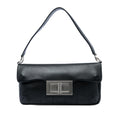 Chanel Calfskin Square Stitched Mademoiselle Shoulder Bag - Black