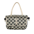 Chanel Camellia Canvas Coco Ball Tote Bag - Brown