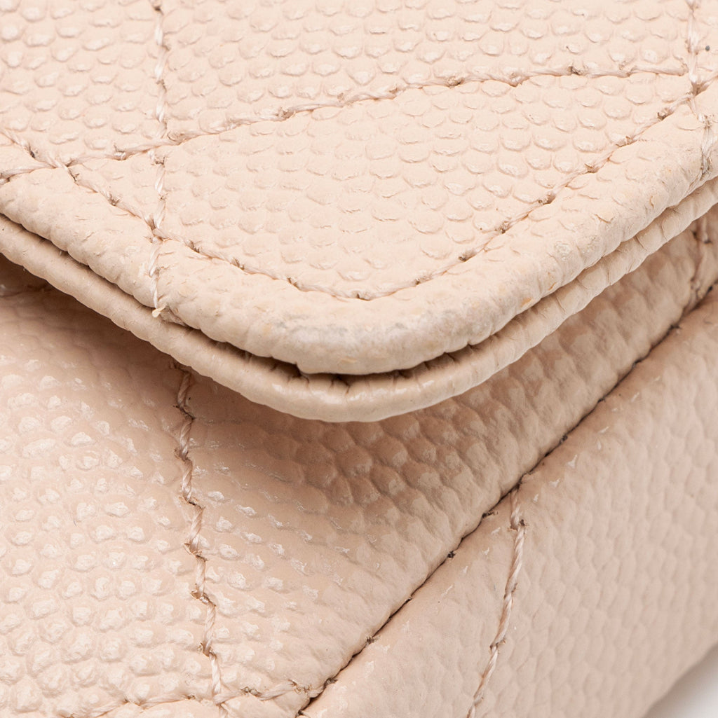 Chanel Caviar Leather Mini Chain Belt Bag - Pink