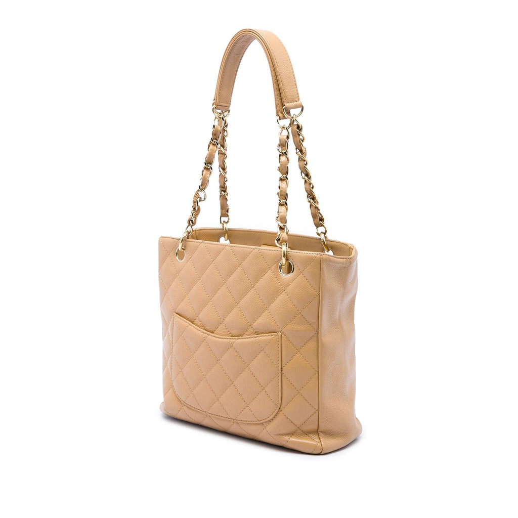 Chanel Caviar Petite Shopping Tote Bag - Brown