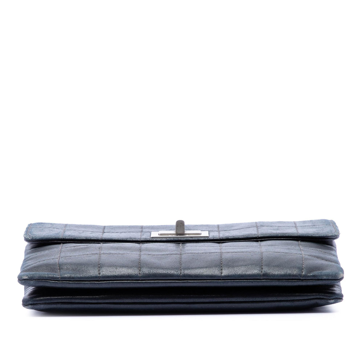 Chanel Choco Bar Lambskin Reissue 2.55 Flap Clutch - Black
