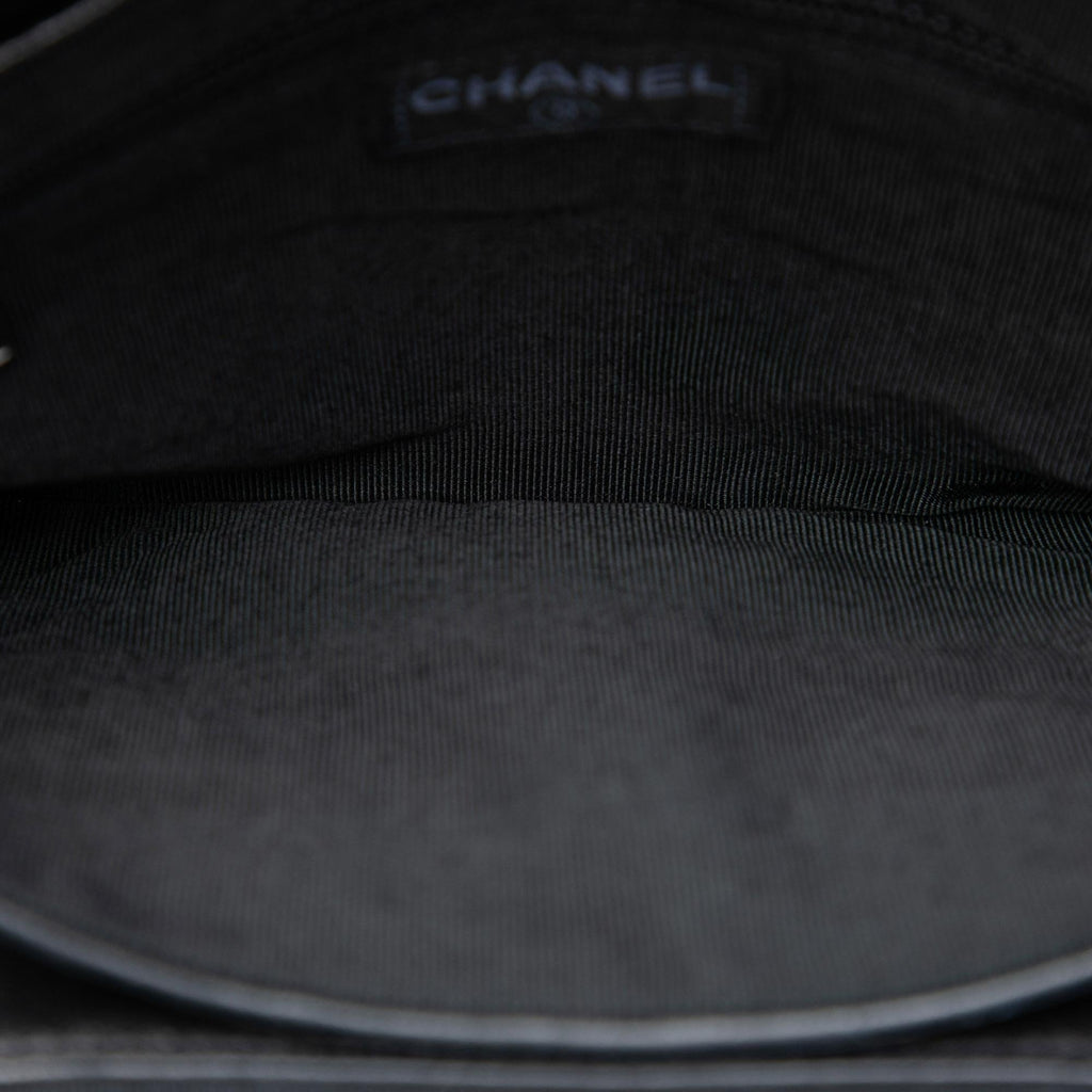 Chanel Choco Bar Lambskin Reissue 2.55 Flap Clutch - Black