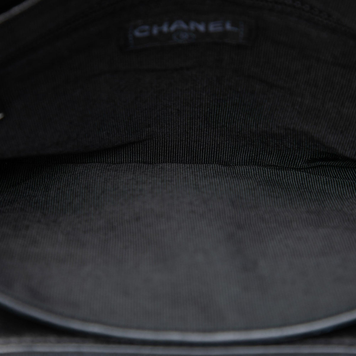 Chanel Choco Bar Lambskin Reissue 2.55 Flap Clutch - Black