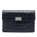 Chanel Choco Bar Lambskin Reissue 2.55 Flap Clutch - Black