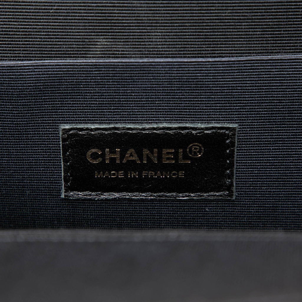 Chanel Choco Bar Patent Coco Mademoiselle Vertical Tote Bag - Red
