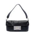 Chanel Chocolate Bar Calfskin Reissue 2.55 Flap Shoulder Bag - Black