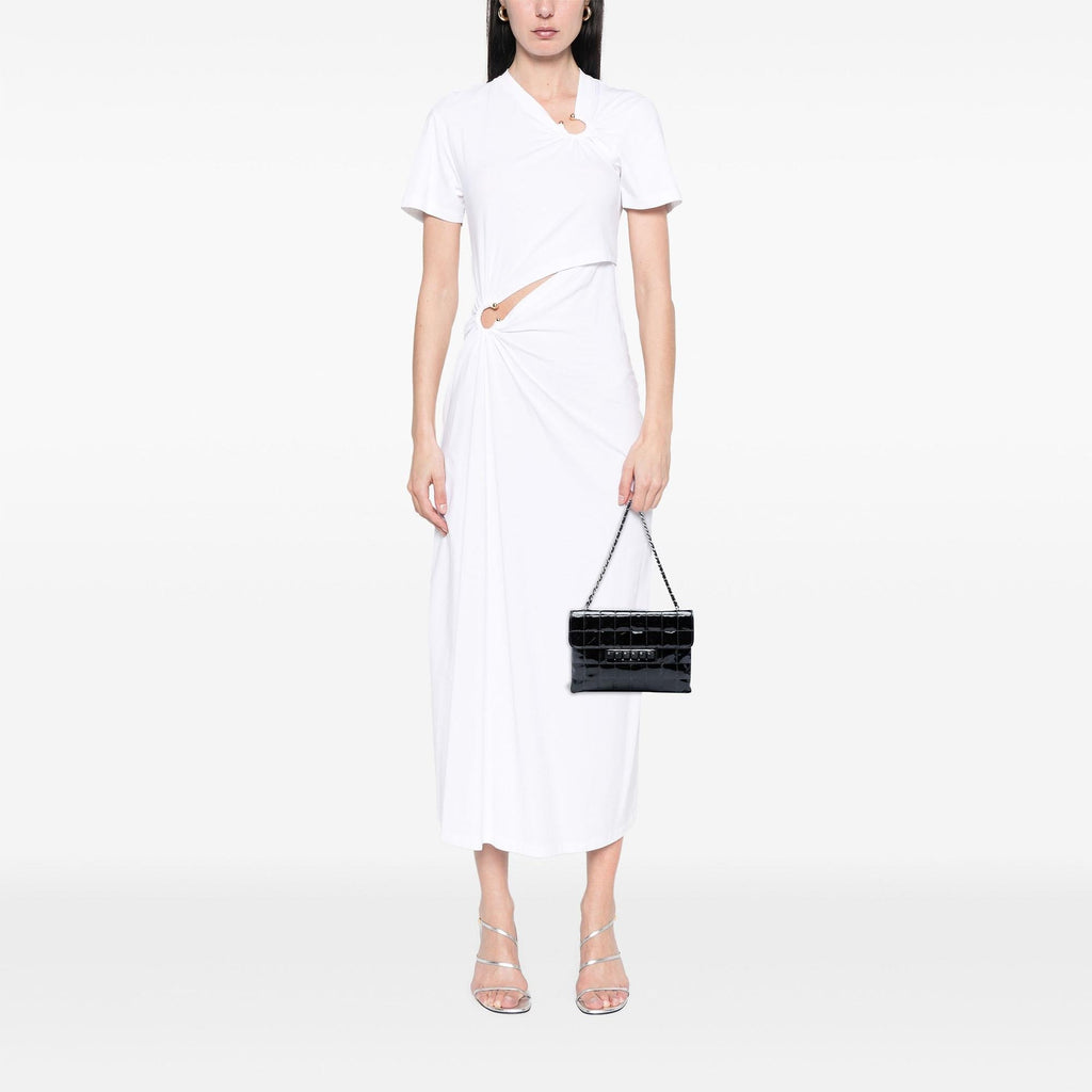 Chanel Chocolate Bar Patent Digital Flap Shoulder Bag - Black