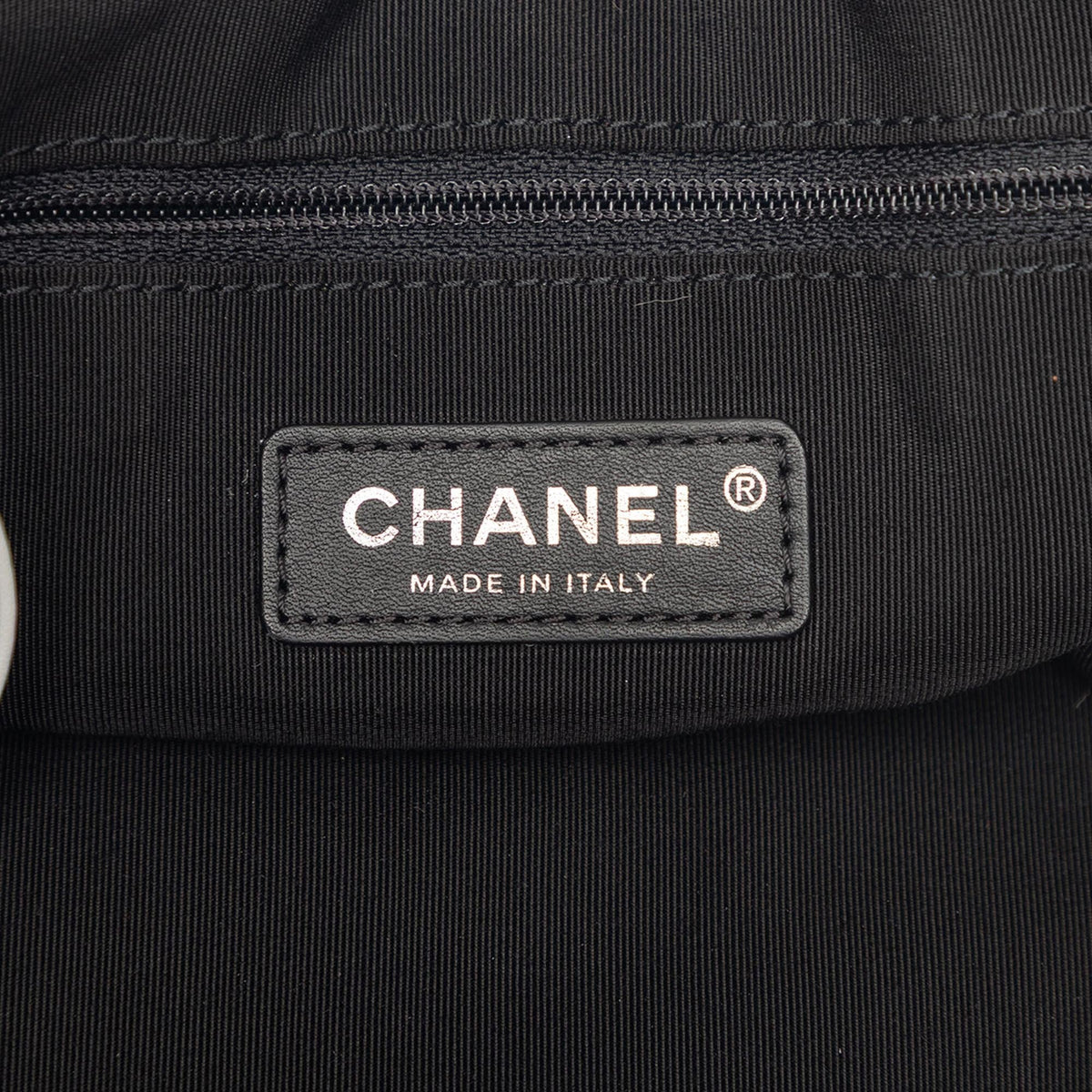Chanel Coated Canvas La Pausa Bay Shopping Satchel - Black