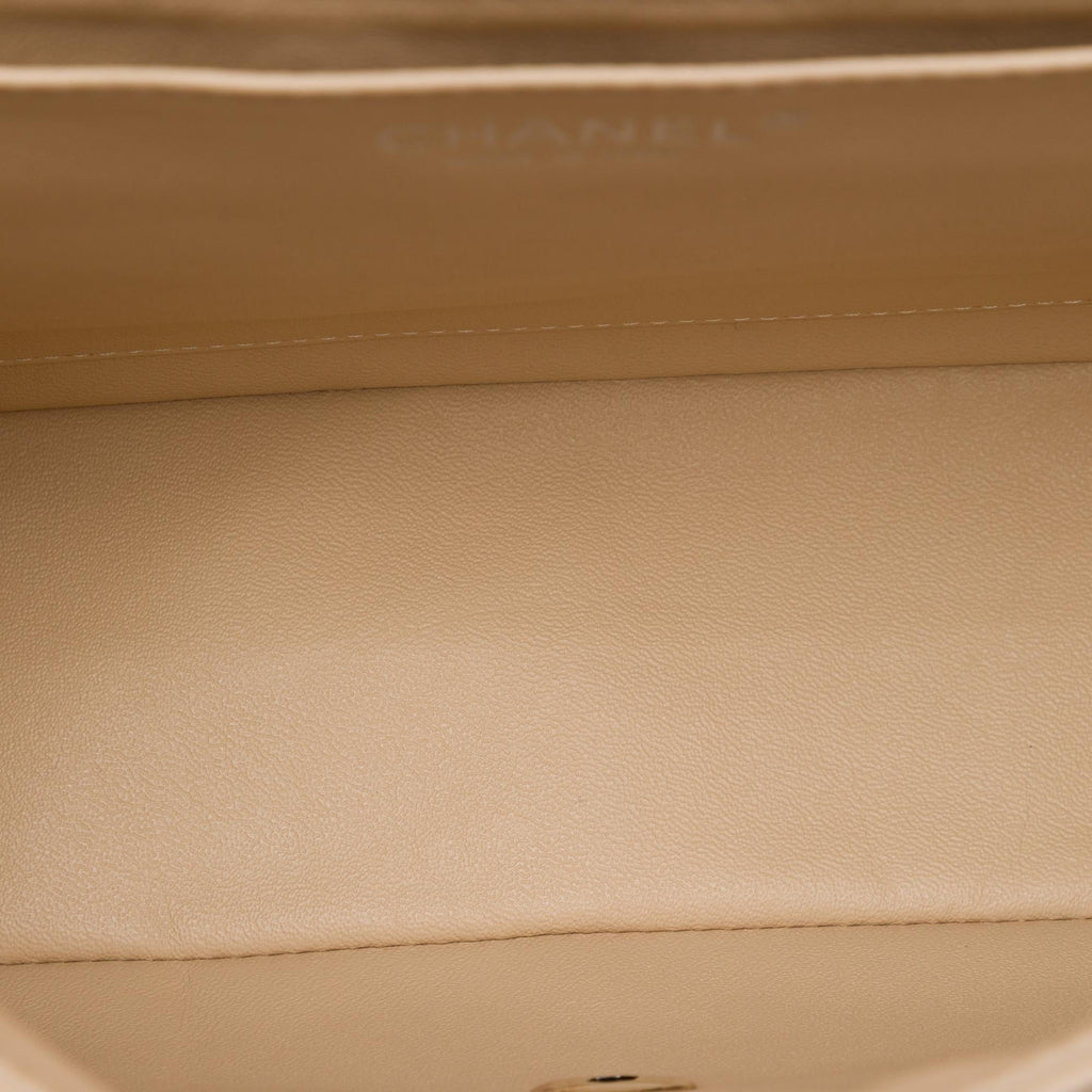 Chanel Jumbo Classic Lambskin Single Flap Shoulder Bag - Brown