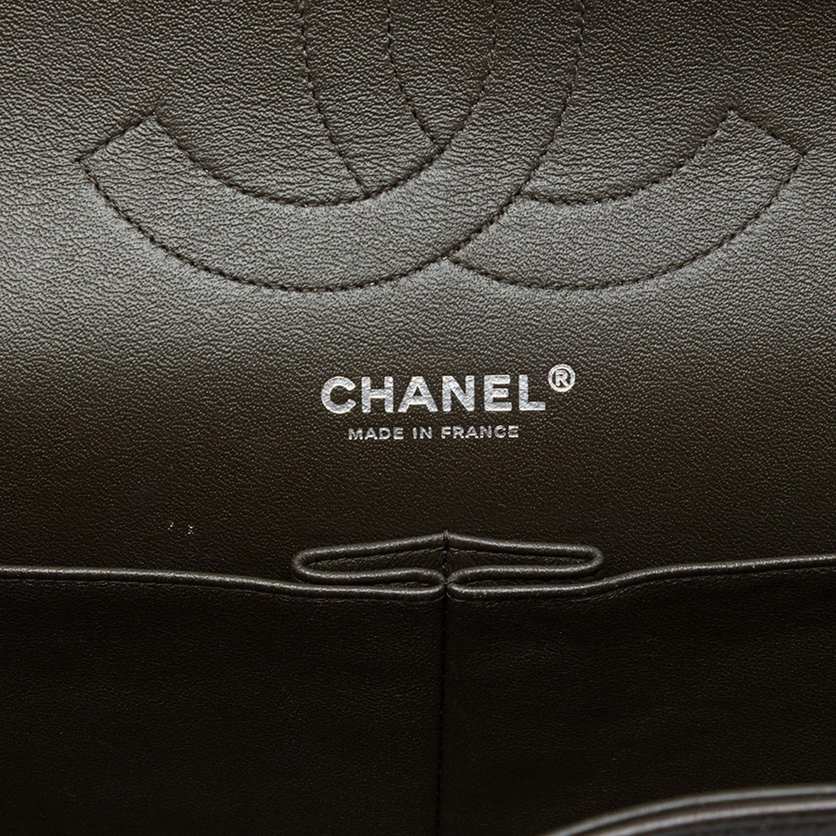 Chanel Jumbo Classic Tricolor Lambskin Double Flap Shoulder Bag - Red