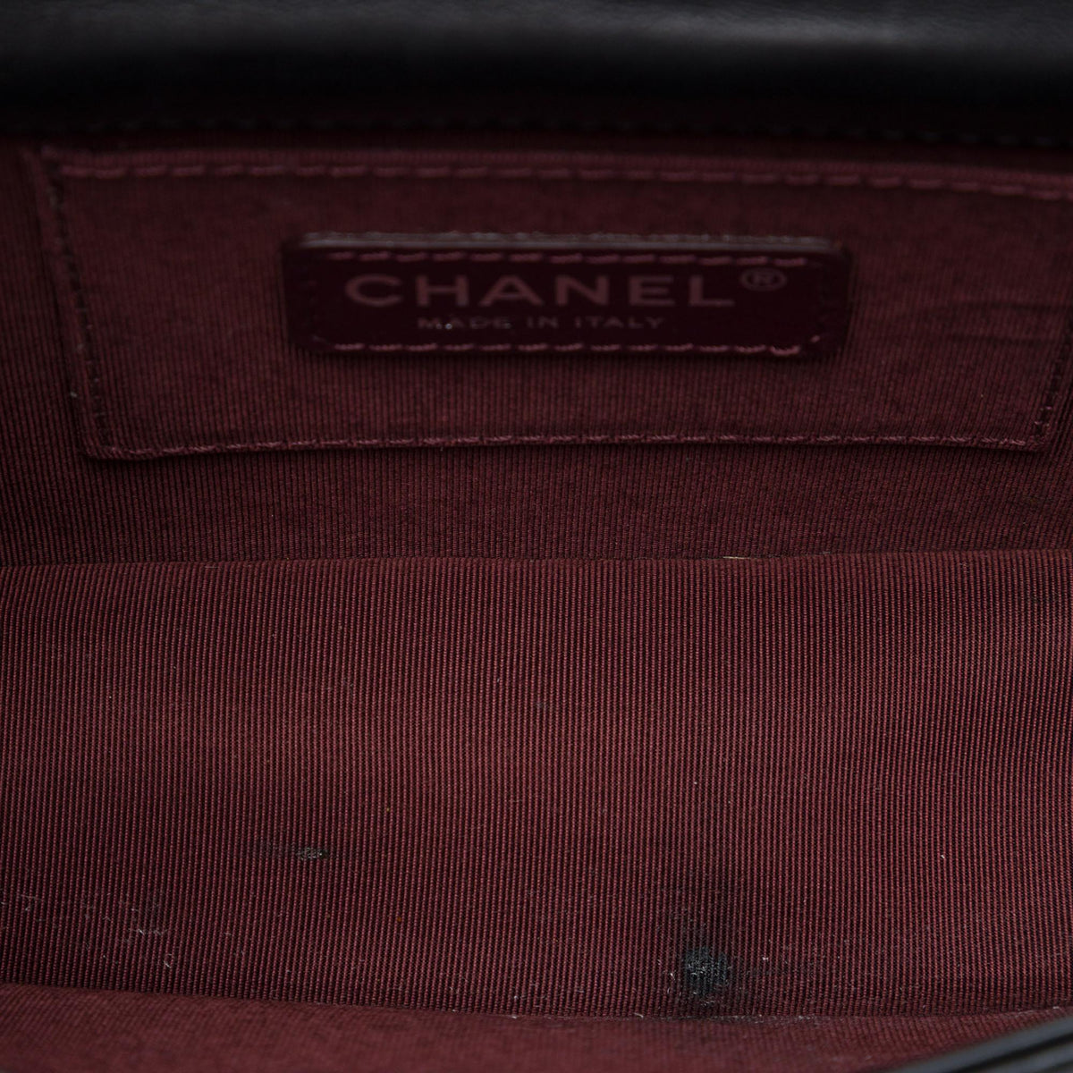 Chanel Lambskin and Acrylic Boy Brick Horizontal Flap Crossbody Bag - Black