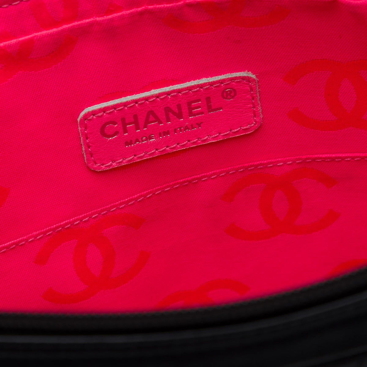 Chanel Large Quilted Lambskin Cambon Ligne Crossbody Bag - Black